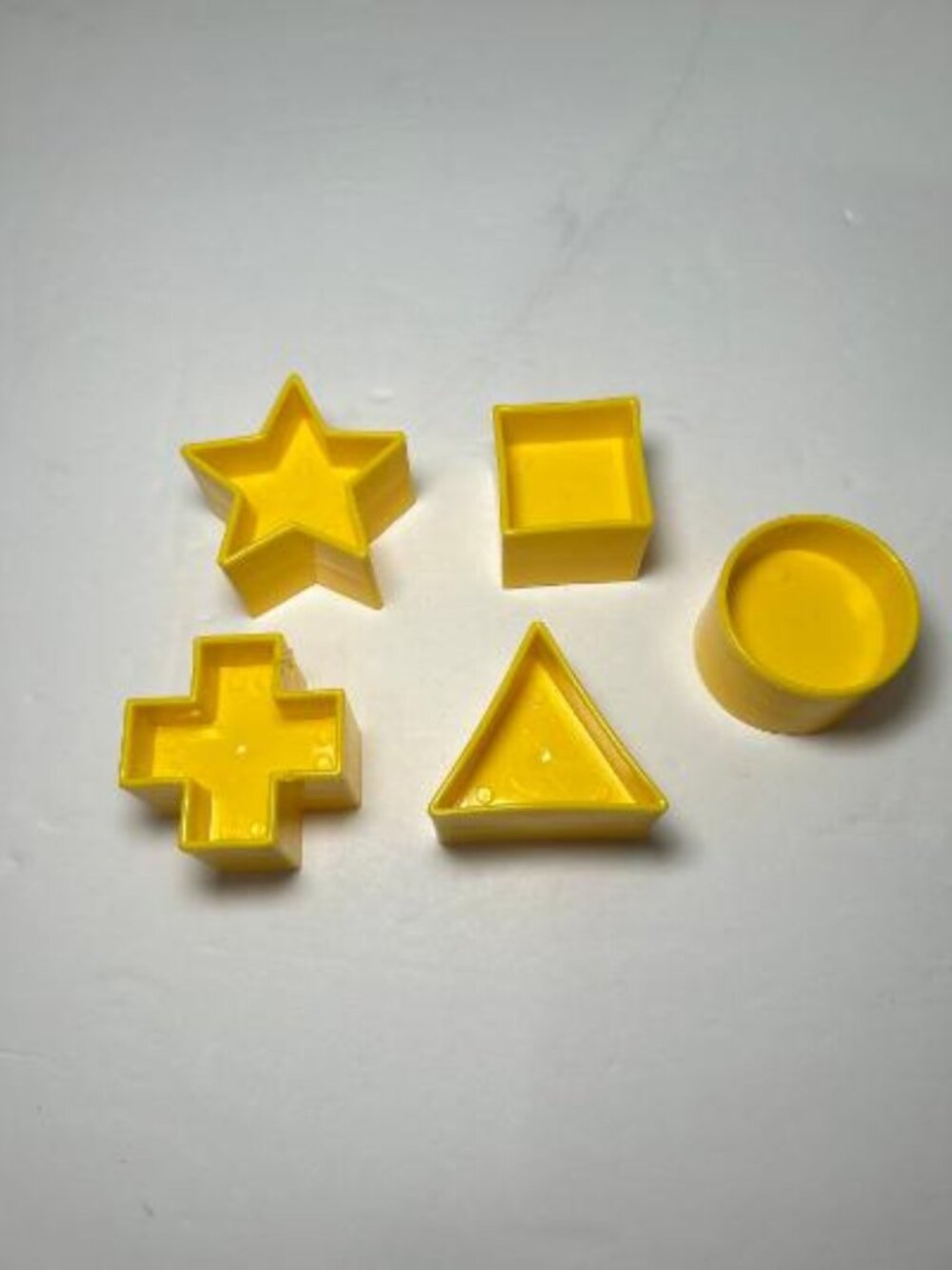 Tupperware Shape-O-Ball Toy Shape Sorter 5 Shaped Replacement Pieces Vintage